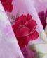 卒業式袴レンタルNo.630[4Lサイズ][ガーリー]薄紫・赤紫牡丹桜・白菊